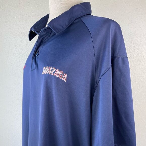 Nike Gonzaga Bulldogs Polo Shirt Size XXL EUC - Picture 4 of 8